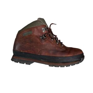 Timberland Men's Dark Brown Leather Boots